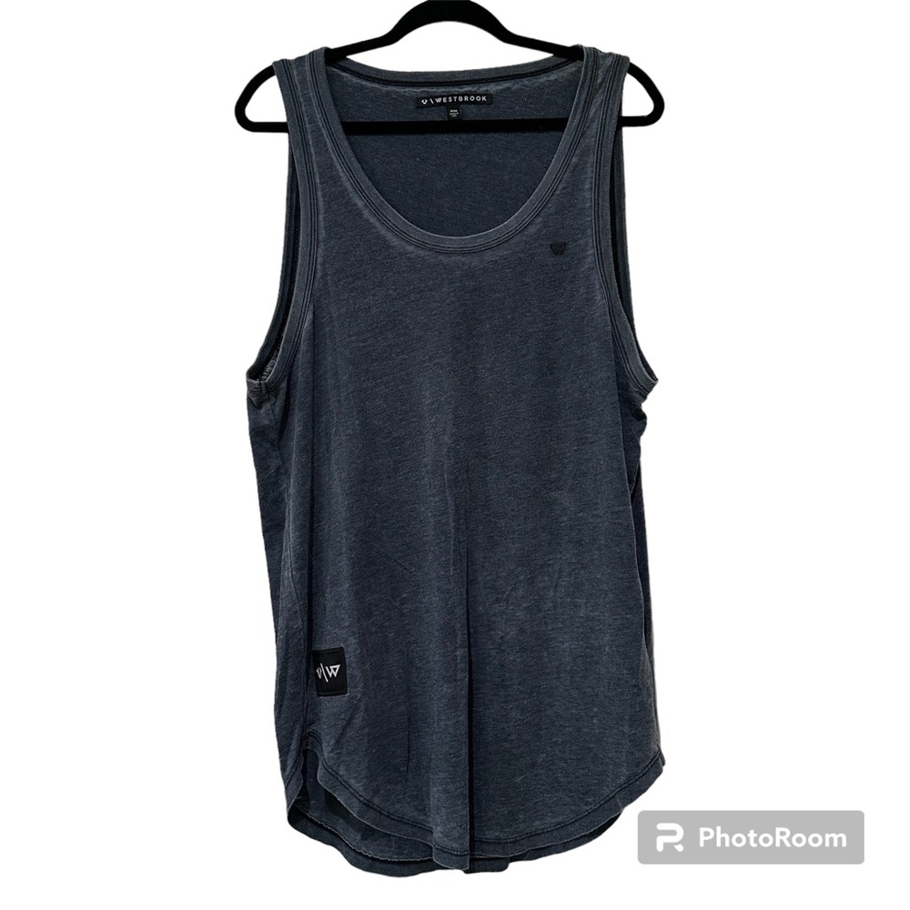 True Religion Russell Westbrook Elongated Cotton Tank